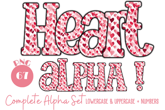 Download PINK WHITE HEART DOODLE ALPHABETS PNG - Heart doodle Collection