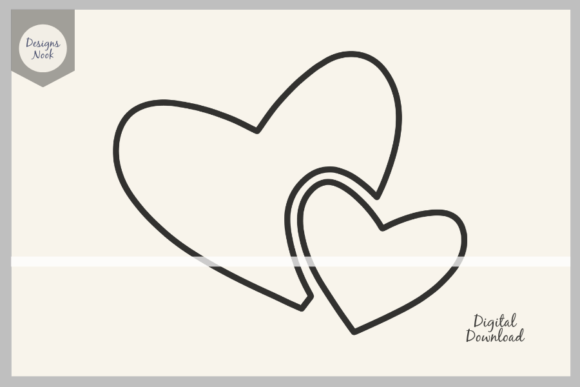 Download Heart Doodle SVG File Clipart - Heart doodle Collection